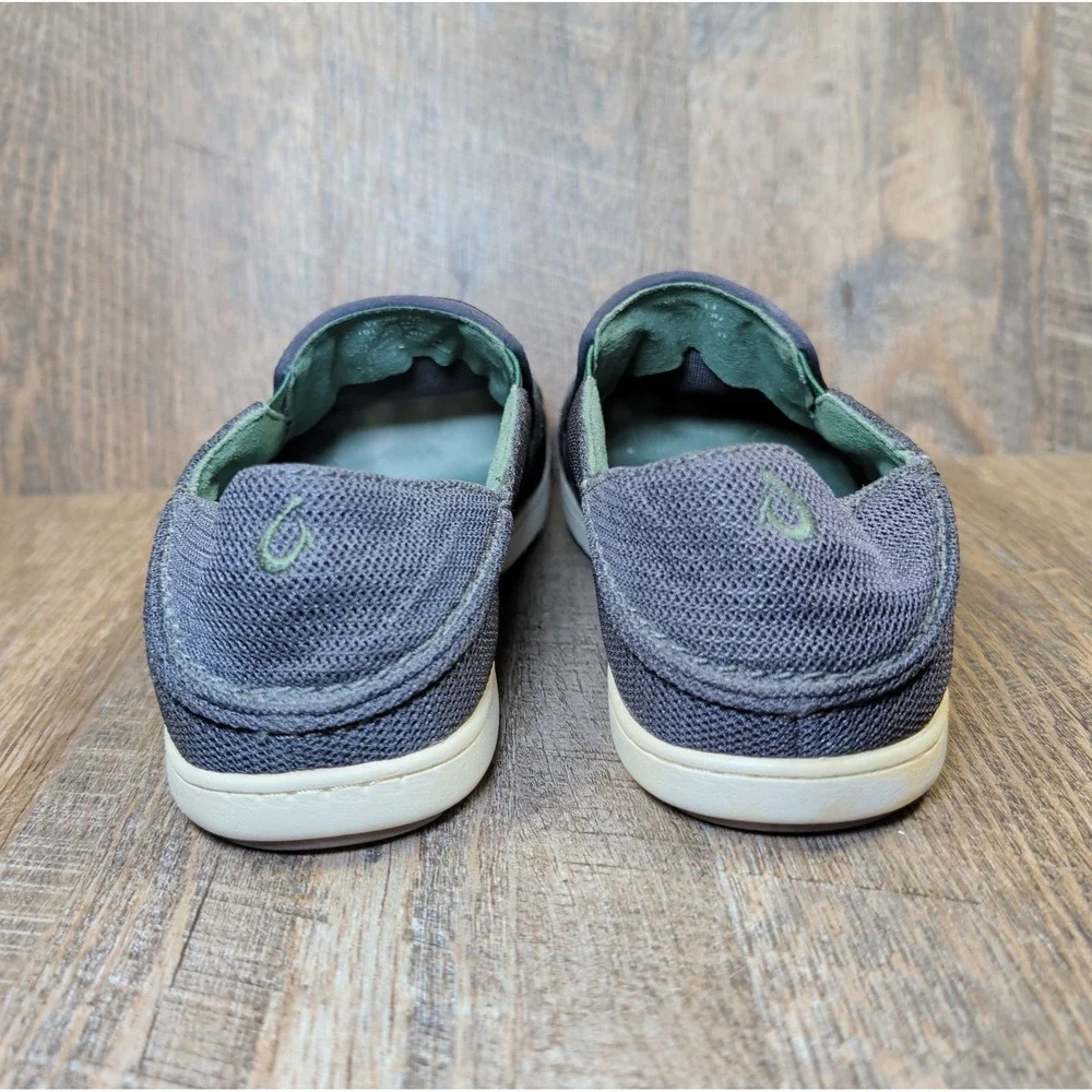 Olukai Nohea Mesh Slip-On All Weather Lightweight Sneaker Men's 8.5 Navy Blue